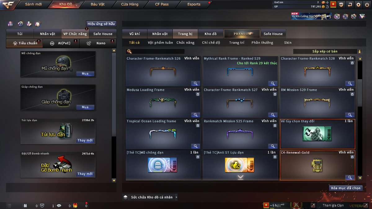 shop acc cf uy tin gia re